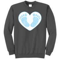 Newborn Feet Tall Sweatshirt