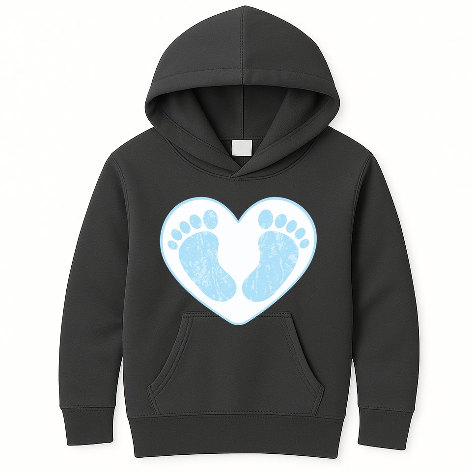 Newborn Feet Kids Hoodie