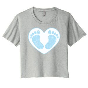 Newborn Feet Women's Crop Top Tee