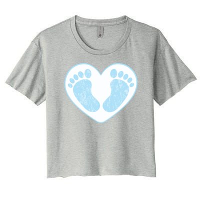 Newborn Feet Women's Crop Top Tee