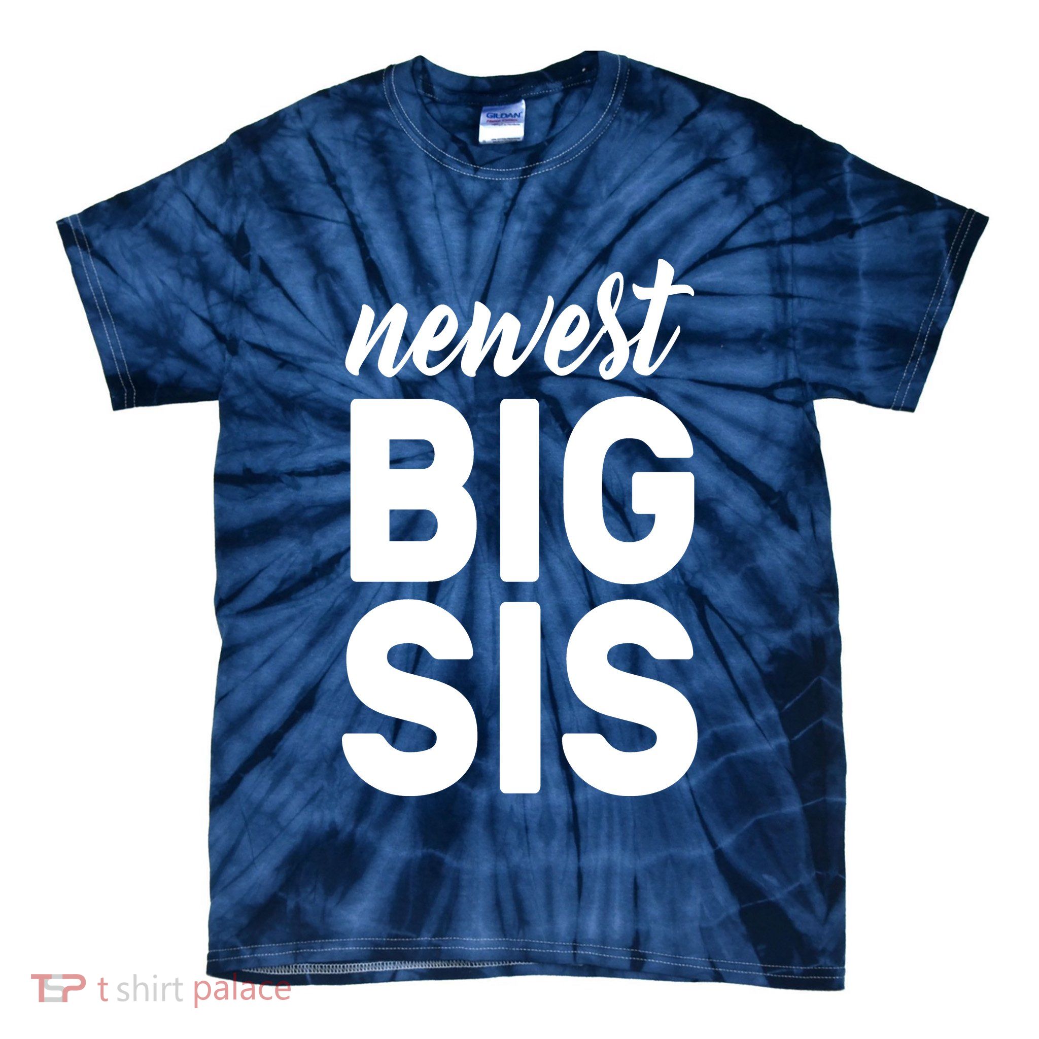 Newest Big Sis Tie-Dye T-Shirt