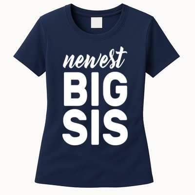 Newest Big Sis Womens T-Shirt