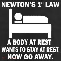 Newton's 1st Law A Body At Rest 11oz C Handle Ceramic Mug