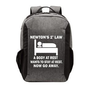 Newton's 1st Law A Body At Rest Vector Backpack