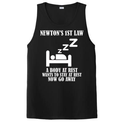 Newton's 1st Law Body At Rest Now Go Away PosiCharge Competitor Tank