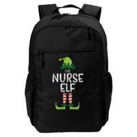 Nurse Elf Xmas Matching Christmas For Family Winter Scrub Daily Commute Backpack