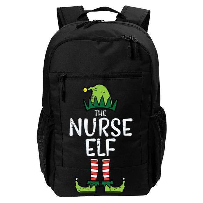 Nurse Elf Xmas Matching Christmas For Family Winter Scrub Daily Commute Backpack