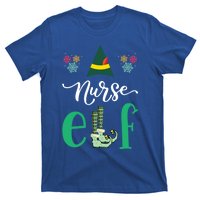 Nurse Elf Xmas Matching Christmas For Family Scrub Gift T-Shirt