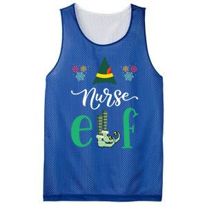 Nurse Elf Xmas Matching Christmas For Family Scrub Gift Mesh Reversible Basketball Jersey Tank