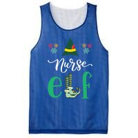 Nurse Elf Xmas Matching Christmas For Family Scrub Gift Mesh Reversible Basketball Jersey Tank