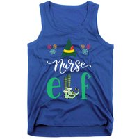 Nurse Elf Xmas Matching Christmas For Family Scrub Gift Tank Top