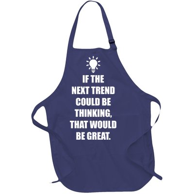 Next Trend Is Thinking Full-Length Apron With Pockets