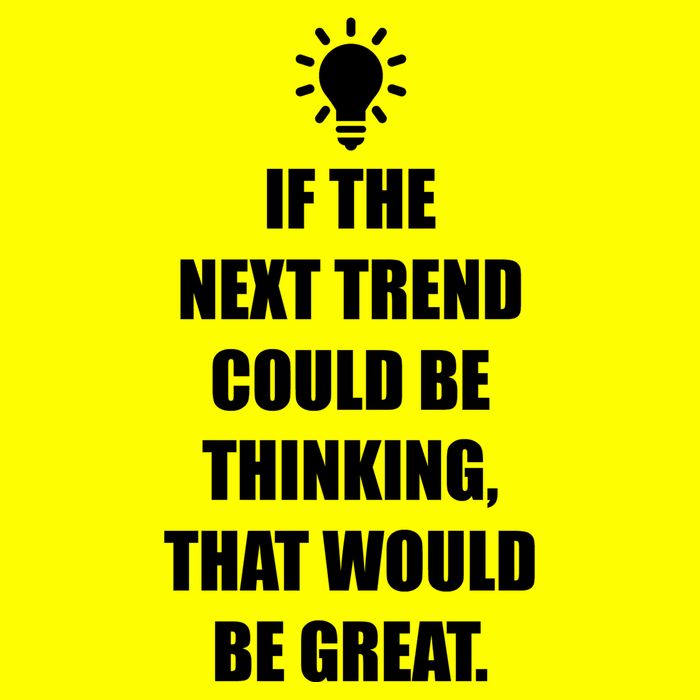 Next Trend Is Thinking Women's V-Neck T-Shirt