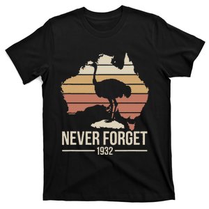 Never Forget 1932 Emu War Australia History Tribute T-Shirt