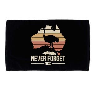 Never Forget 1932 Emu War Australia History Tribute Microfiber Hand Towel