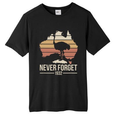 Never Forget 1932 Emu War Australia History Tribute Tall Fusion ChromaSoft Performance T-Shirt