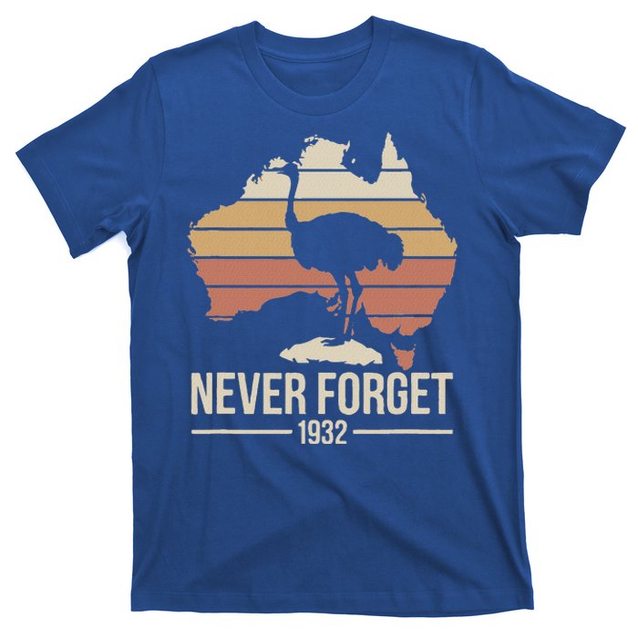 Never Forget 1932 Emu War Australia History Tribute T-Shirt