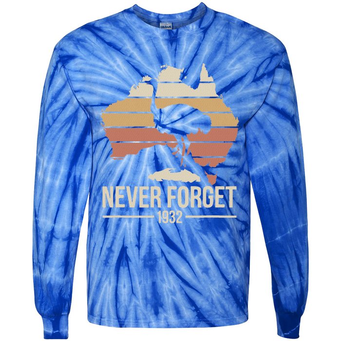 Never Forget 1932 Emu War Australia History Tribute Tie-Dye Long Sleeve Shirt