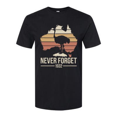 Never Forget 1932 Emu War Australia History Tribute Softstyle CVC T-Shirt