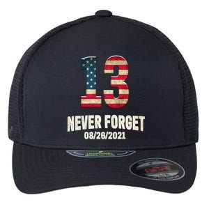 Never Forget 13 Service Members Kabul Afghanistan Airport Flexfit Unipanel Trucker Cap