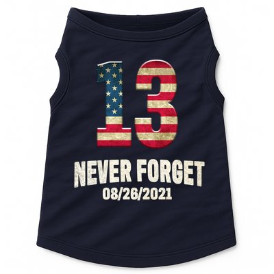 Never Forget 13 Service Members Kabul Afghanistan Airport Doggie Tank