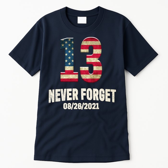 Never Forget 13 Service Members Kabul Afghanistan Airport Tall T-Shirt
