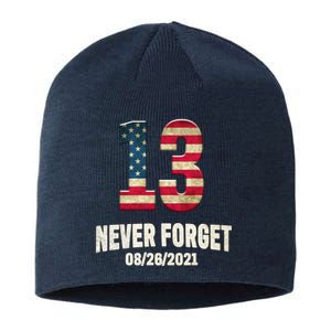 Never Forget 13 Service Members Kabul Afghanistan Airport Sustainable Beanie