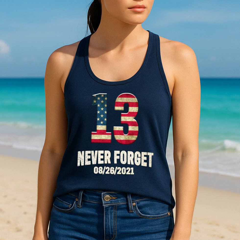 Never Forget 13 Service Members Kabul Afghanistan Airport Womens Tank Top
