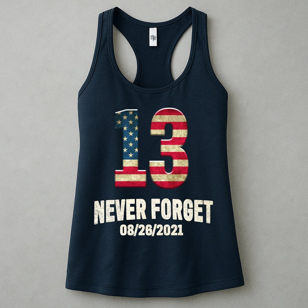 Never Forget 13 Service Members Kabul Afghanistan Airport Womens Tank Top