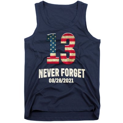 Never Forget 13 Service Members Kabul Afghanistan Airport Tank Top