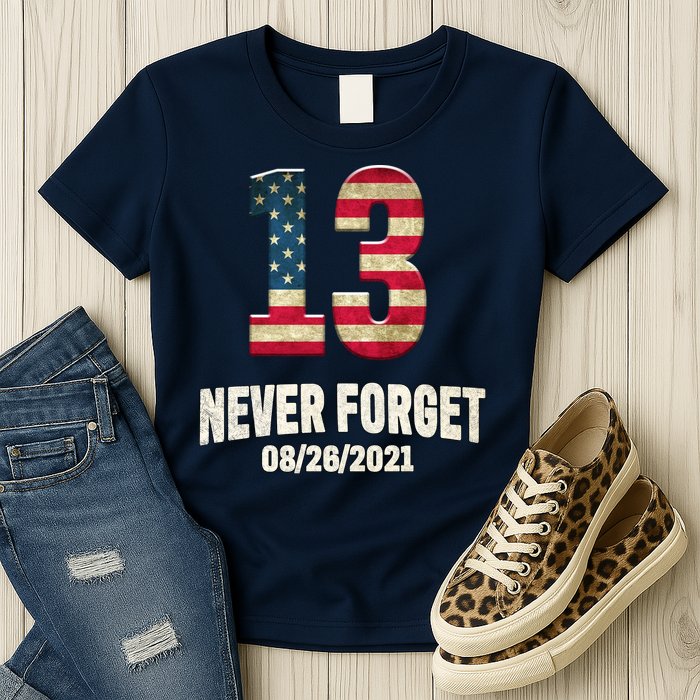 Never Forget 13 Service Members Kabul Afghanistan Airport Womens T-Shirt