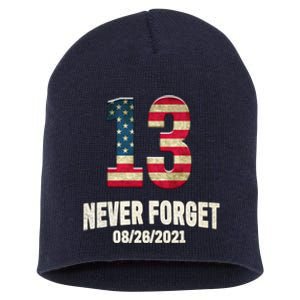 Never Forget 13 Service Members Kabul Afghanistan Airport Short Acrylic Beanie