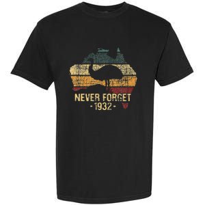 Never Forget 1932 Emu War Emu Lover Zookeeper Garment-Dyed Heavyweight T-Shirt