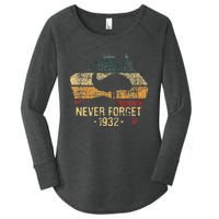 Never Forget 1932 Emu War Emu Lover Zookeeper Women's Perfect Tri Tunic Long Sleeve Shirt