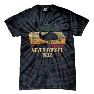 Never Forget 1932 Emu War Emu Lover Zookeeper Tie-Dye T-Shirt