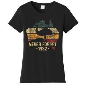 Never Forget 1932 Emu War Emu Lover Zookeeper Women's T-Shirt