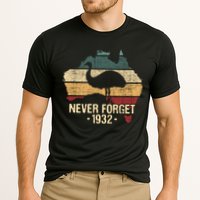 Never Forget 1932 Emu War Gift Emu Lover Zookeeper Gift Cooling Performance Crew T-Shirt