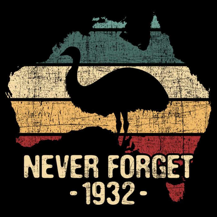 Never Forget 1932 Emu War Gift Emu Lover Zookeeper Gift Cooling Performance Crew T-Shirt
