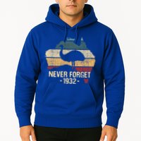 Never Forget 1932 Emu War Gift Emu Lover Zookeeper Gift Hoodie