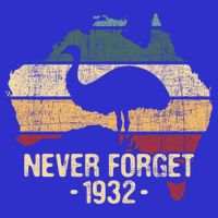 Never Forget 1932 Emu War Gift Emu Lover Zookeeper Gift Hoodie