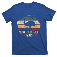 Never Forget 1932 Emu War Gift Emu Lover Zookeeper Gift T-Shirt