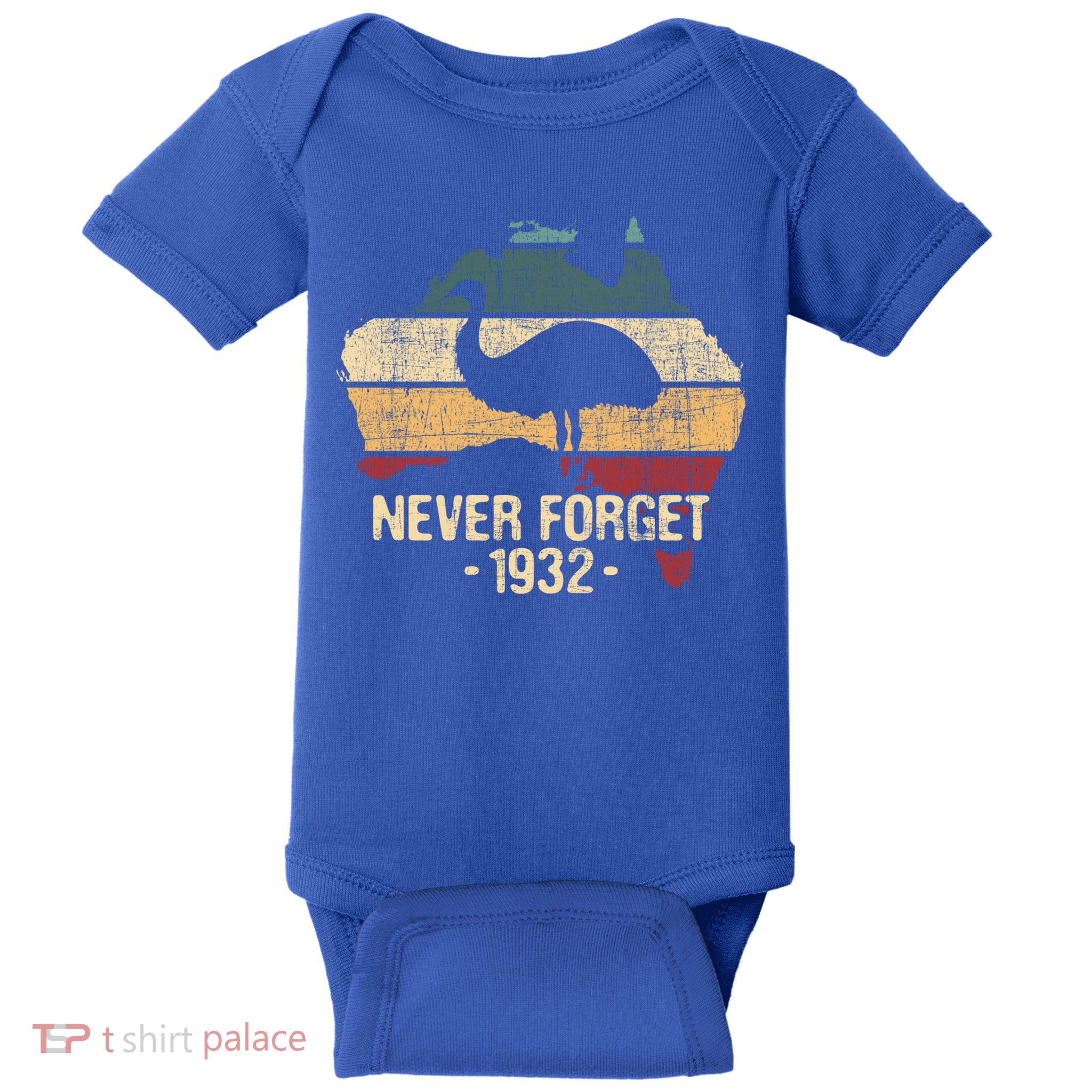 Never Forget 1932 Emu War Gift Emu Lover Zookeeper Gift Baby Bodysuit