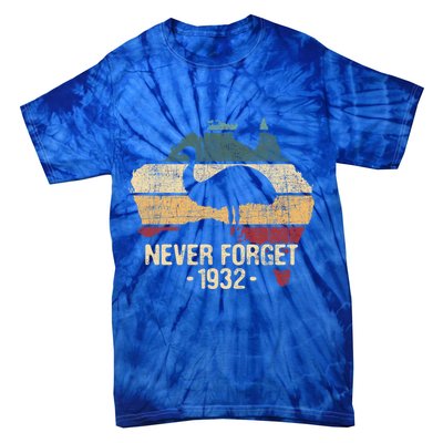 Never Forget 1932 Emu War Gift Emu Lover Zookeeper Gift Tie-Dye T-Shirt