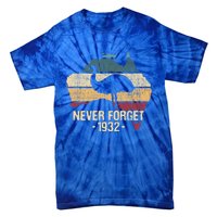 Never Forget 1932 Emu War Gift Emu Lover Zookeeper Gift Tie-Dye T-Shirt