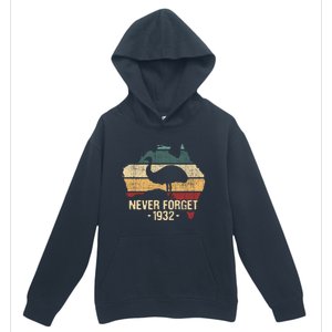 Never Forget 1932 Emu War Gift Emu Lover Zookeeper Gift Urban Pullover Hoodie