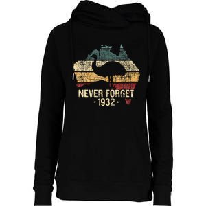 Never Forget 1932 Emu War Emu Lover Zookeeper Womens Funnel Neck Pullover Hood