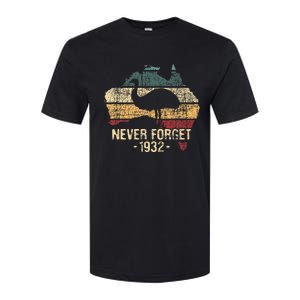 Never Forget 1932 Emu War Emu Lover Zookeeper Softstyle CVC T-Shirt