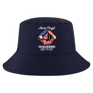 Never Forget 343 Fallen Heroes 091101 September 11 Cool Comfort Performance Bucket Hat