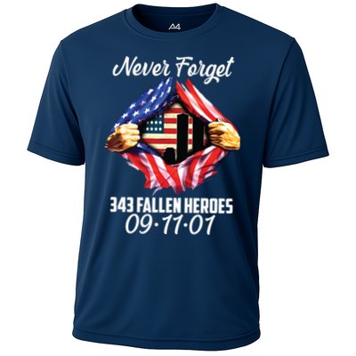 Never Forget 343 Fallen Heroes 091101 September 11 Performance Shirt