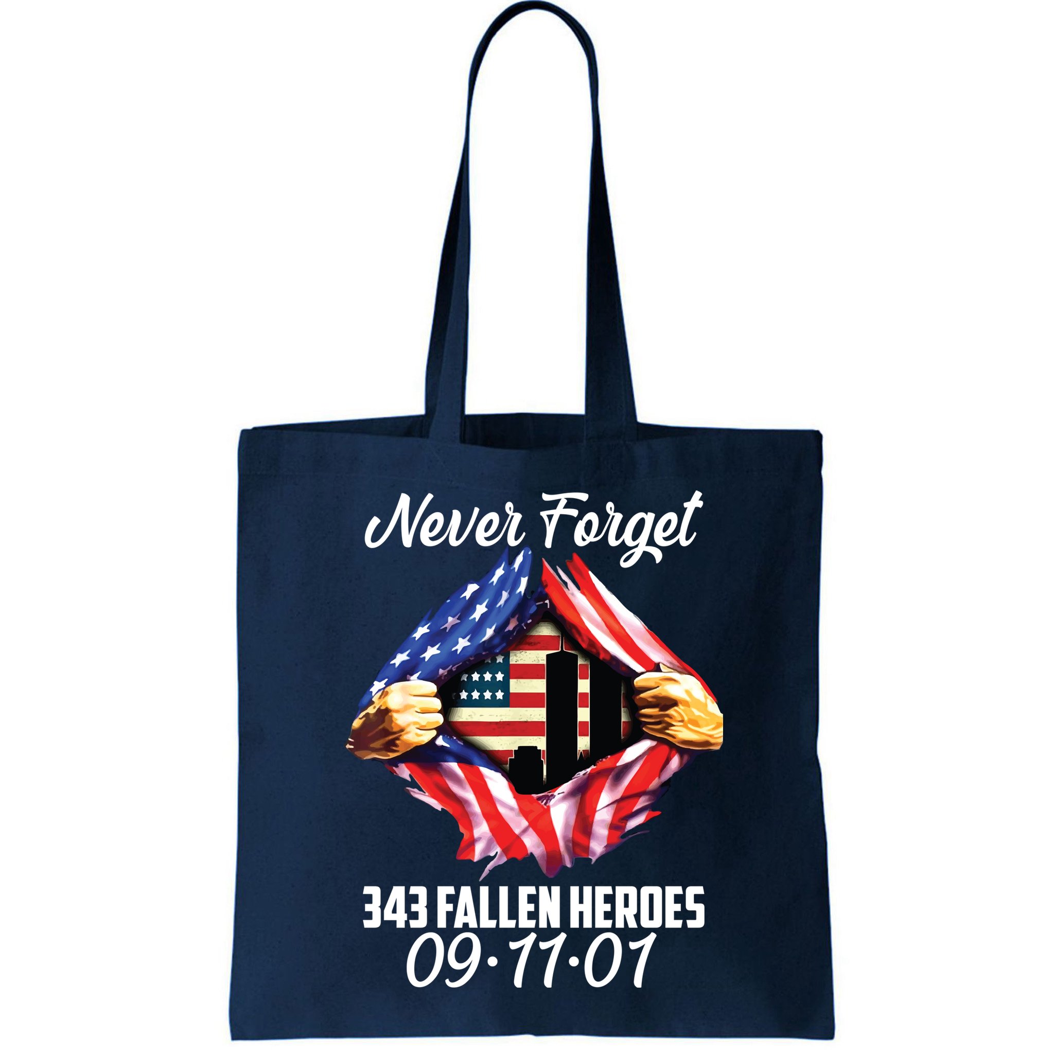 Never Forget 343 Fallen Heroes 091101 September 11 Bag